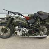 Un Ural M72, un sidecar per uso bellico prodotto dalla casa motociclistica russa